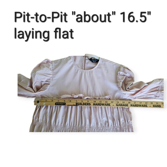 Romantic Ruffled Pink Blouse by Tammy Tangs size S - Picture 4 of 7